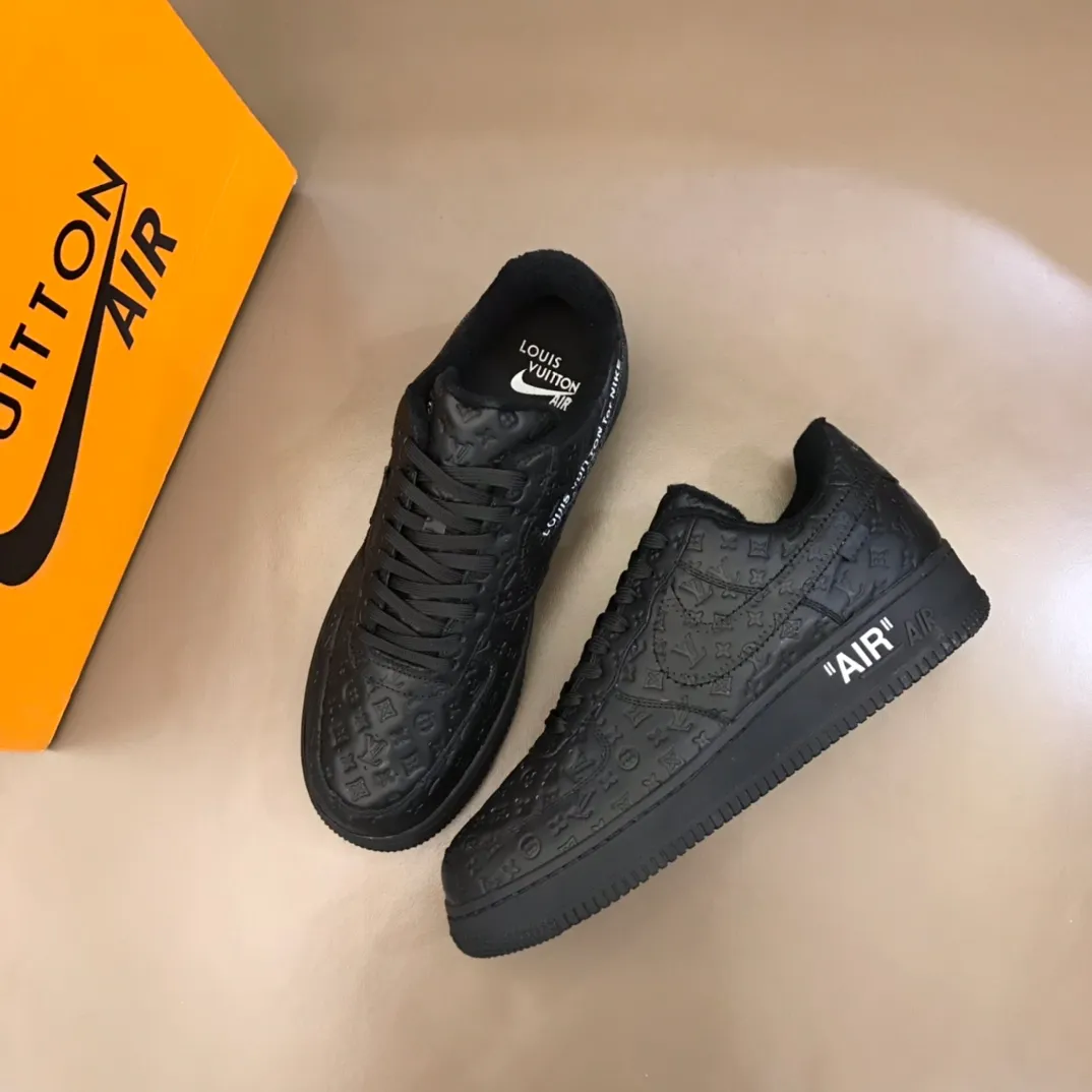 Men's shoes 💰p440 "*OUIS *UITTO*" x OFF-WHITE x Nike tripartite collaboration! Trendy and cool men's casual sports shoes with unrivaled color matching. The design idea basically continues the style of THE TEN. The Swoosh line and tongue label have a very familiar visual effect and are both fashionable and trendy! A must-have for fashionistas! The effect on your feet is absolutely stunning! (The original drawer packaging accessories are complete) Code number 38-45